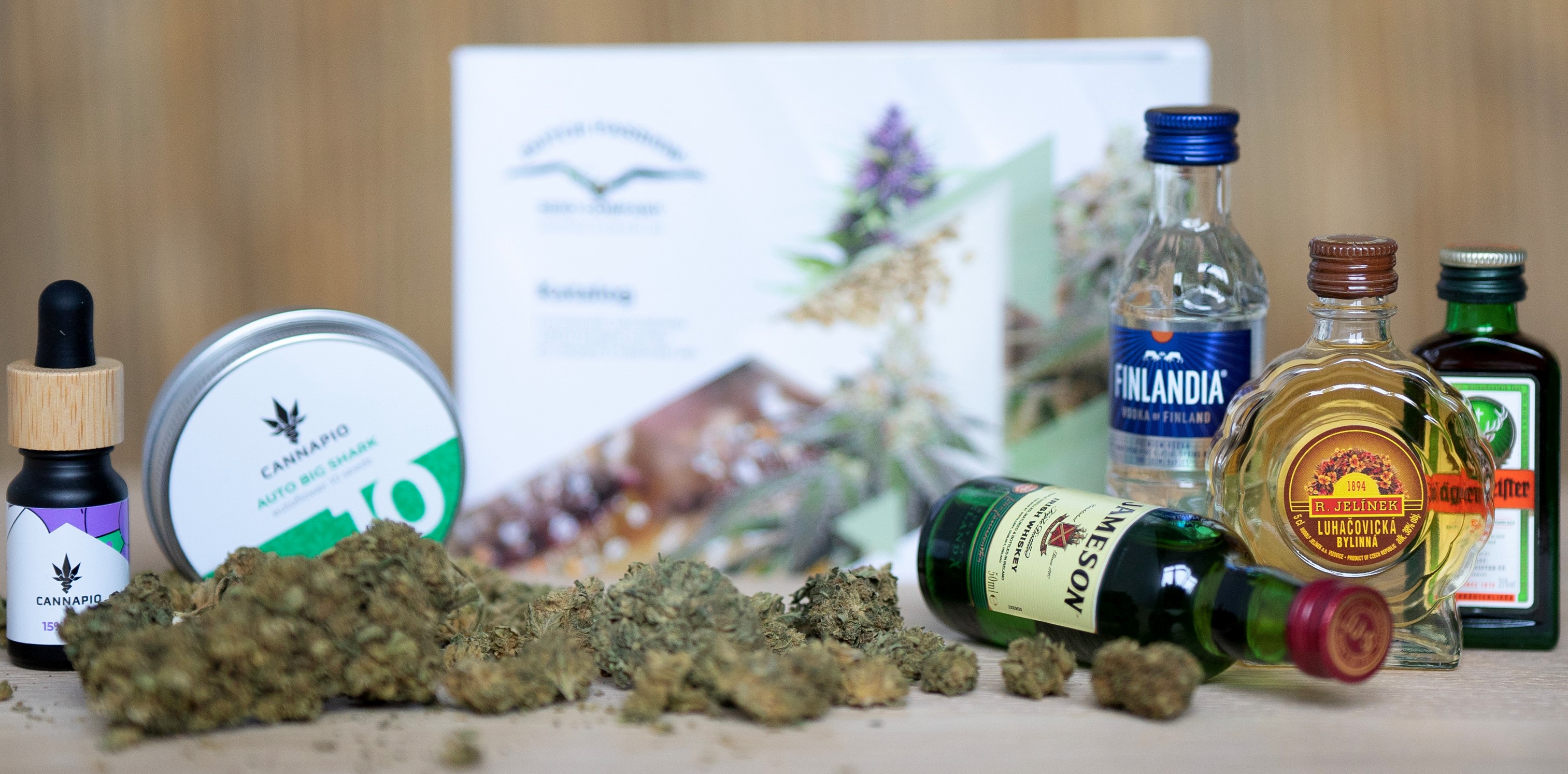 Marihuana a alkohol